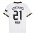 Borussia Dortmund Donyell Malen #21 3rd Dres 2024-25 Krátkým Rukávem